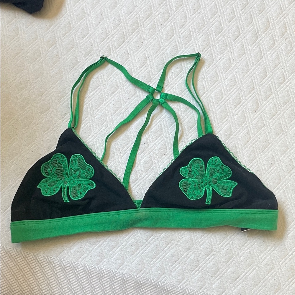Green Clover Women's Bralette
